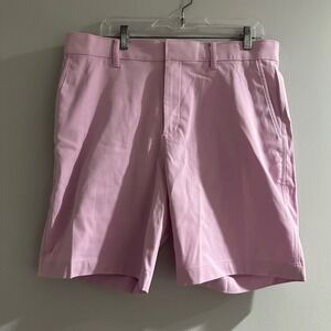 Nike Golf Shorts Pink Lightweight Performance Flat Front Mens Size 35